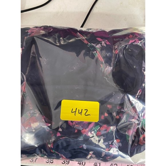 Express Women's Sleeveless Top Blouse Shirt Size SP Ruffled Front Floral Pattern - Picture 11 of 11